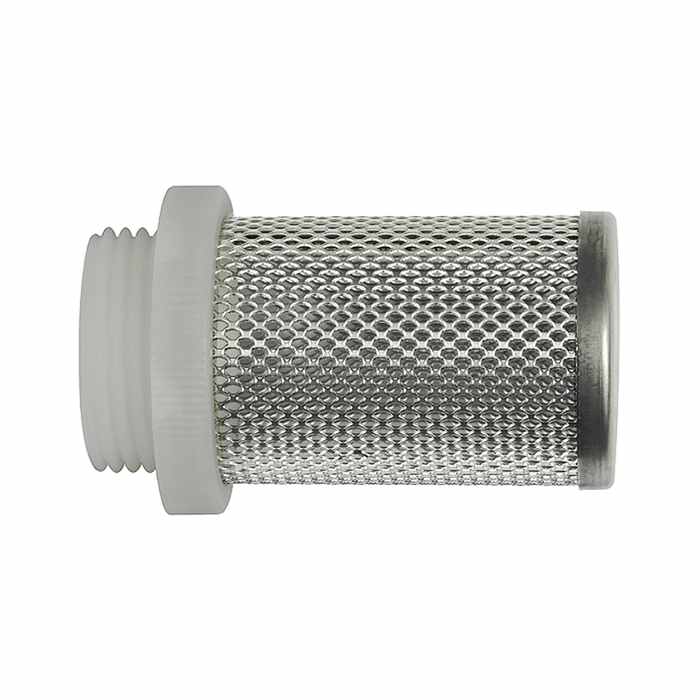 [134045] RIEGLER Strainer for check valves, G 3/8, Stainless steel 1.4301/Plastic