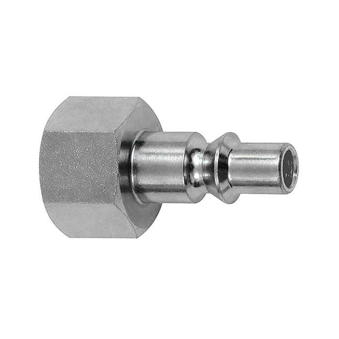RIEGLER Nipple for I.D. 5.5, ARO 210, hardened / galv. steel, G 3/8 IT