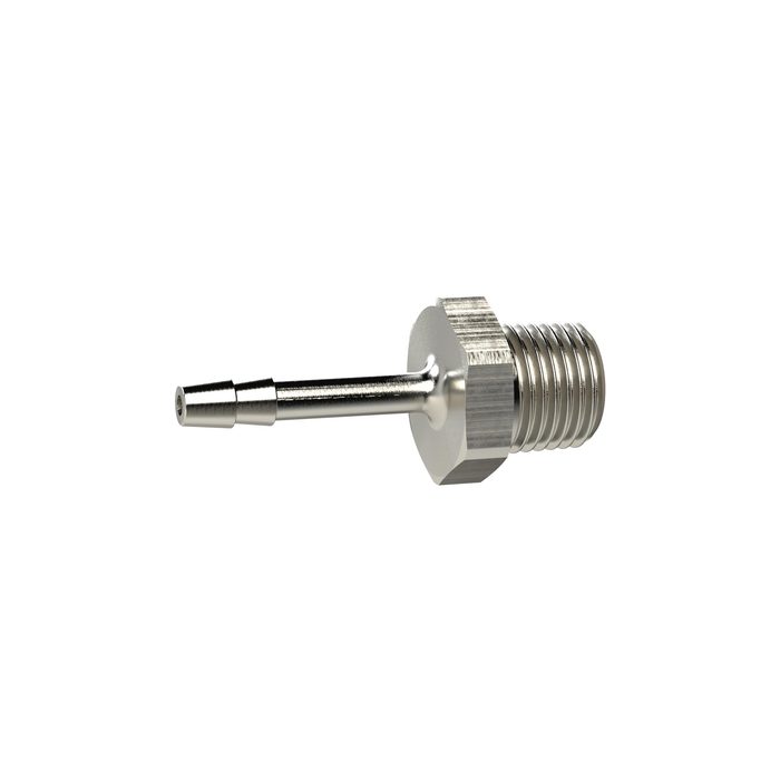 [134196] RIEGLER Einschraubschlauchtülle, R 3/8 a., f. Schlauch LW 4, SW 19, MS v.