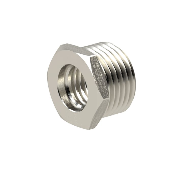 [134734] RIEGLER Reducing nipple short, G 3 o., G 2 i., nickel-plated brass