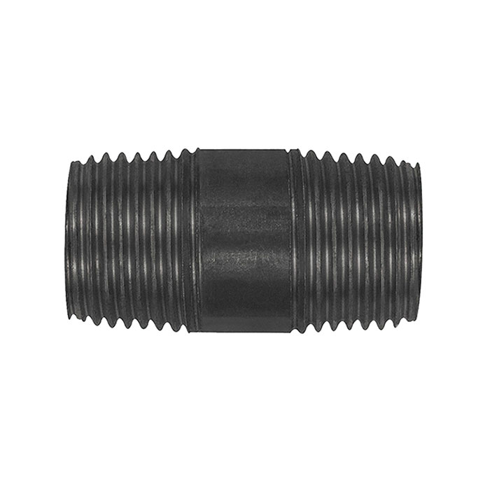 RIEGLER Pipe double nipple 23 ET/ET, R 1 1/2, Length 100 mm, DIN EN 10241