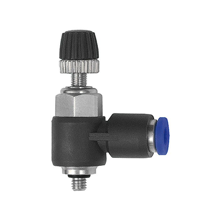 RIEGLER Throttle check valve »Blue Series« mini Supply air throttle M3 o.