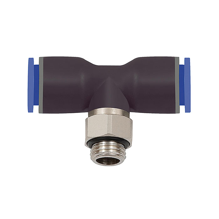 RIEGLER Push-in T-fitting »Blue Series«, rotating, G 1/2 o.