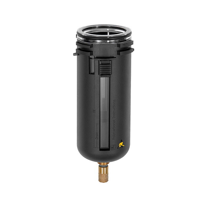 RIEGLER Polycarbonate container with protective cage, fully automated