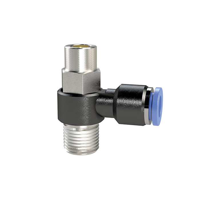RIEGLER Throttle check valve »Blue Series«, Discharge throttle, R 1/8 o.