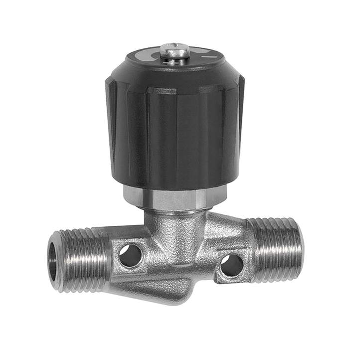 [136240] RIEGLER Needle valve, Nickel-plated brass, ET/ET, R 3/8, DN 8