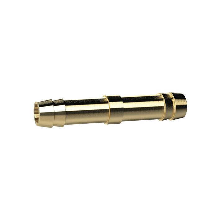 [136268] RIEGLER Doppelschlauchtülle, für Schlauch LW 12 mm, Messing, L=55mm