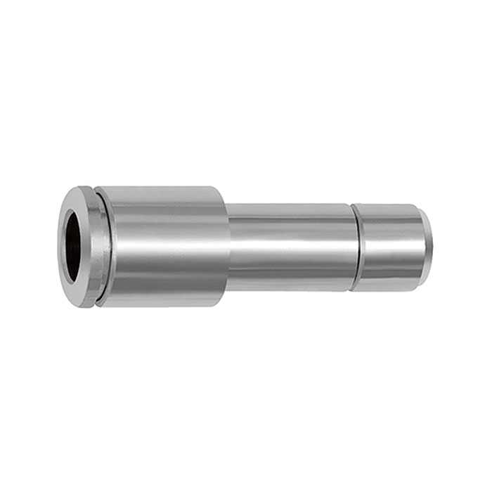 RIEGLER Straight push-in connector »metallica«, Plug nipple reducing