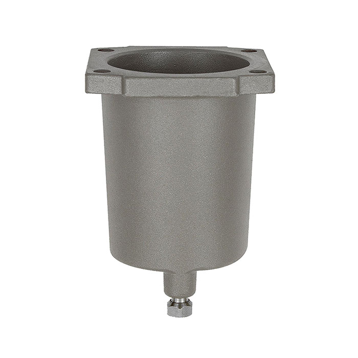 RIEGLER Edelstahlbehälter für Edelstahl-Guss-Filter/Filterregler BG1, BG3