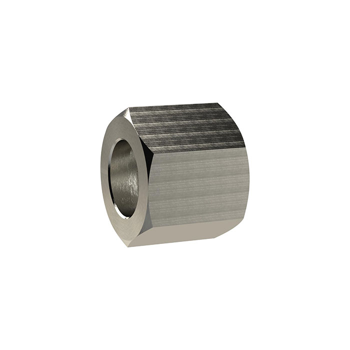 RIEGLER Hexagonal coupling nut, G 1/4, for sleeve size I.D. 9