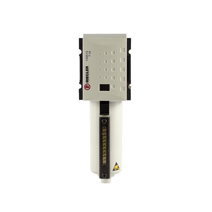 [139512] RIEGLER Aktivkohlefilter »FUTURA«, Metallbehälter, Sichtrohr, BG 2, G 3/8