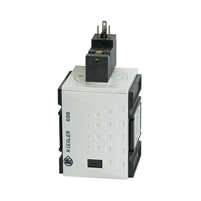 RIEGLER 3/2-way valve »FUTURA«, electr. actuated, 115 V AC, Size 2, G 1/2
