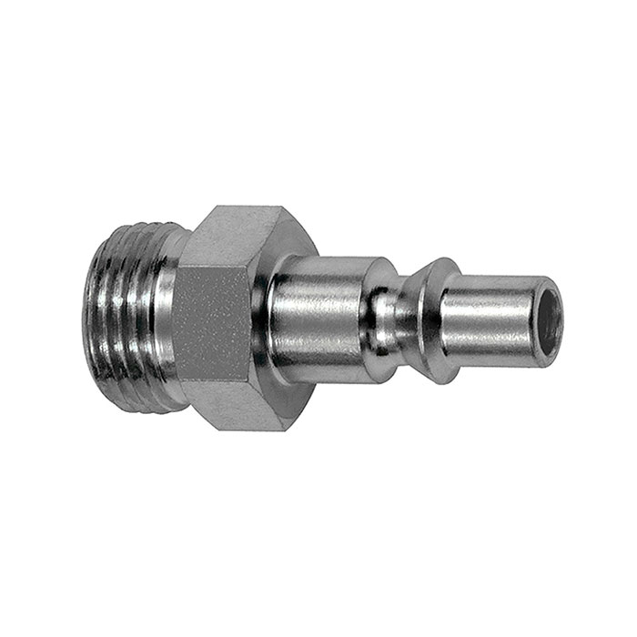 RIEGLER Nipple for I.D. 5.5, ARO 210, hardened / galv. steel, R 1/4 ET