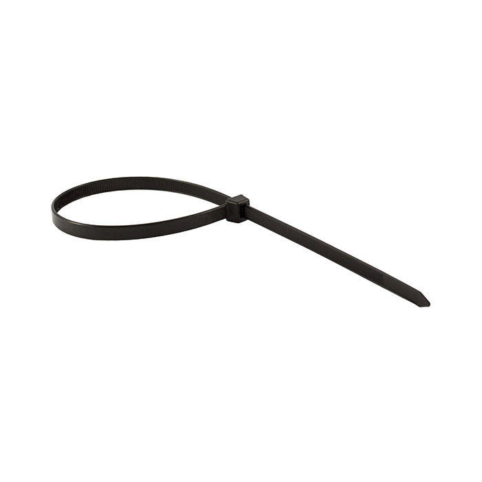 RIEGLER Kabelbinder, PA 6.6, schwarz, Band: 3,6 x 200mm, VPE 100 Stk.