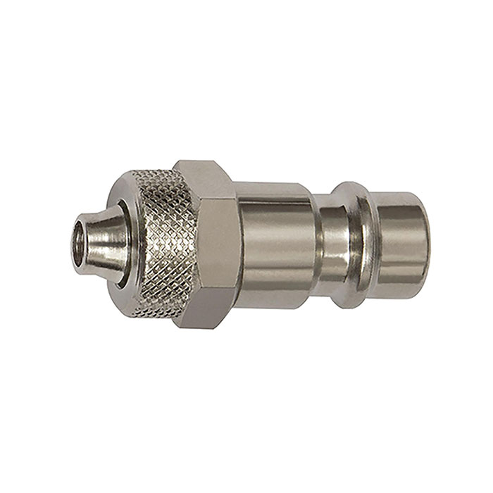 RIEGLER Nipple for couplings I.D. 7.2 - I.D. 7.8, Steel, for hose 6x4