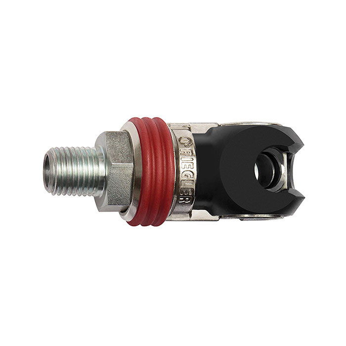 RIEGLER Swing safety coupling I.D. 7.2, EURO 7.2, Steel, G 1/4 ET