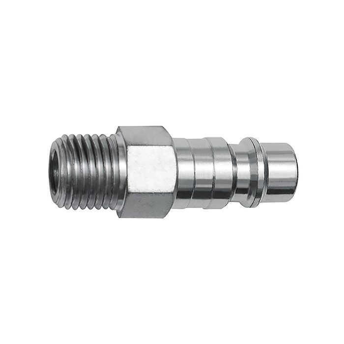 [141670] RIEGLER Nipple for swing safety couplings I.D. 7.2, Steel, NPT 1/4 ET
