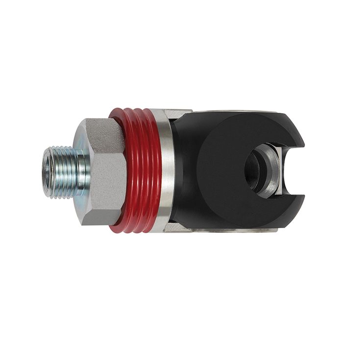 [141714] RIEGLER Swing safety coupling I.D. 11, ISO 6150 C, Steel, G 3/8 ET