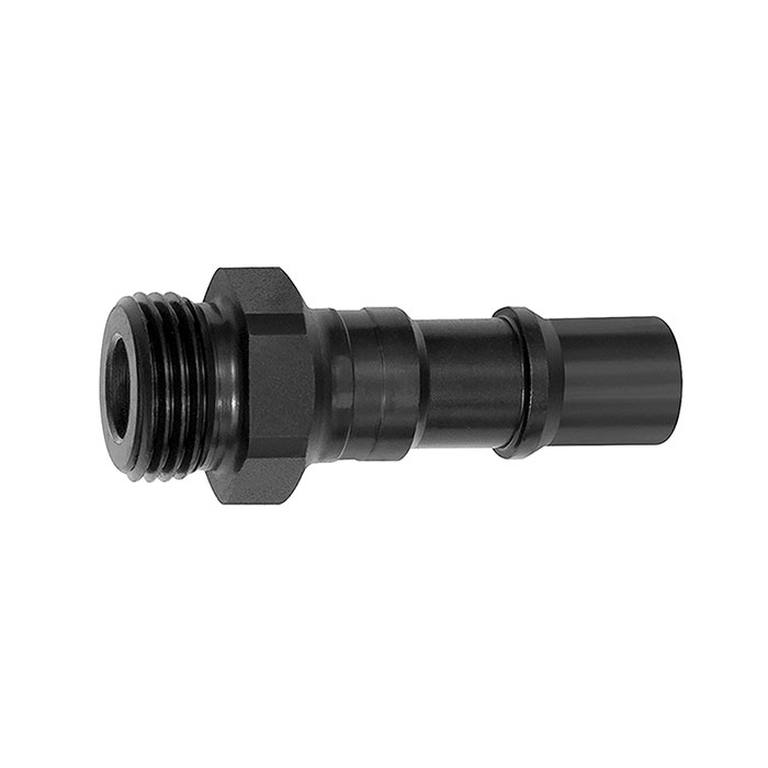 RIEGLER Nipple for couplings I.D. 11, ISO 6150 C, Steel, G 1/2 ET
