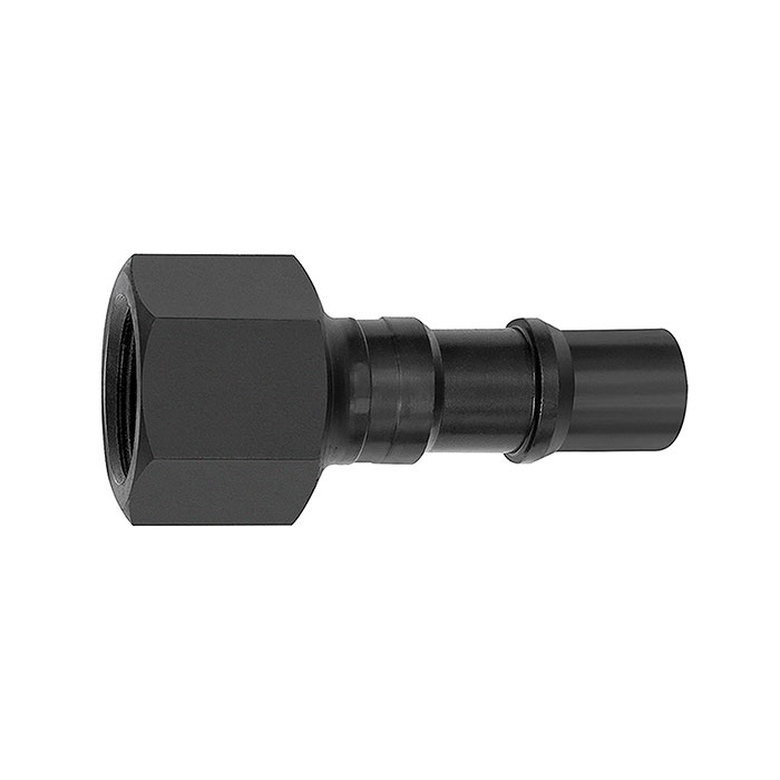 RIEGLER Nipple for couplings I.D. 11, ISO 6150 C, Steel, G 1/2 IT