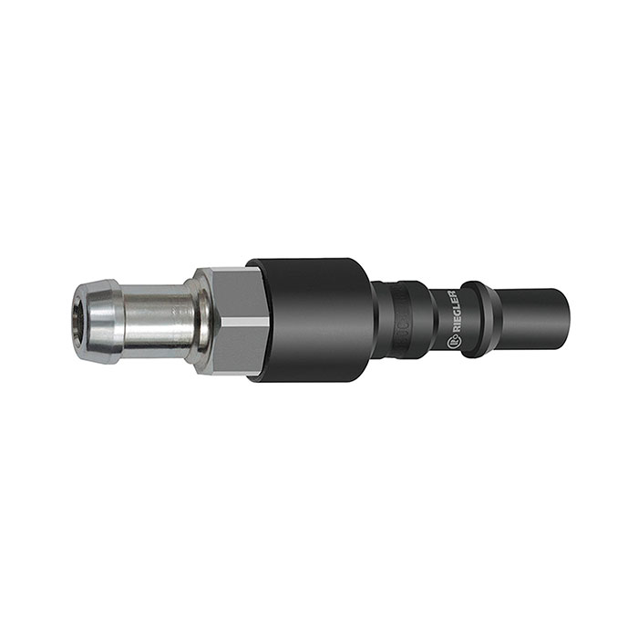 RIEGLER Plug-in connector for couplings I.D. 8, ISO 6150 C, Sleeve I.D.13