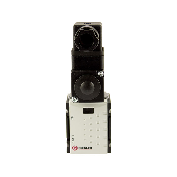 RIEGLER Distributor »FUTURA-mini« Size 0, G 1/4, Pressure switch 1-10 bar