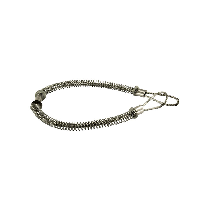 RIEGLER Hose security cable, For tube O.D. 13 - 35 mm, Galvanised steel,