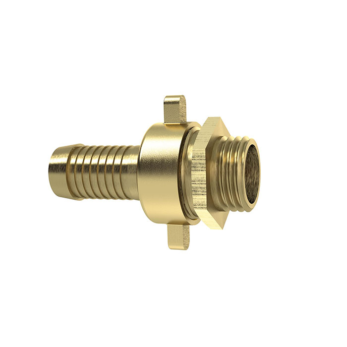 [146215] RIEGLER 3/3 Stand pipe fitting G1/2 ETx13, nut 3/4, taper seat, Brass
