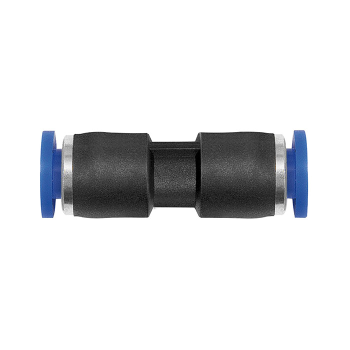 RIEGLER Straight push-in connector »Blue Series« mini, hose exterior Ø 6