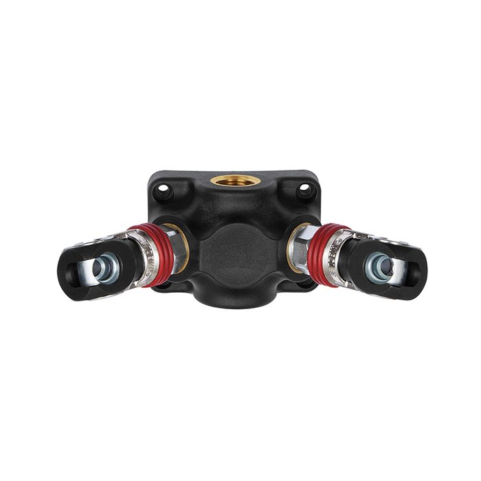 [142178] RIEGLER End distributor socket, 2 swing safety coupl. I.D.7.2, max12bar