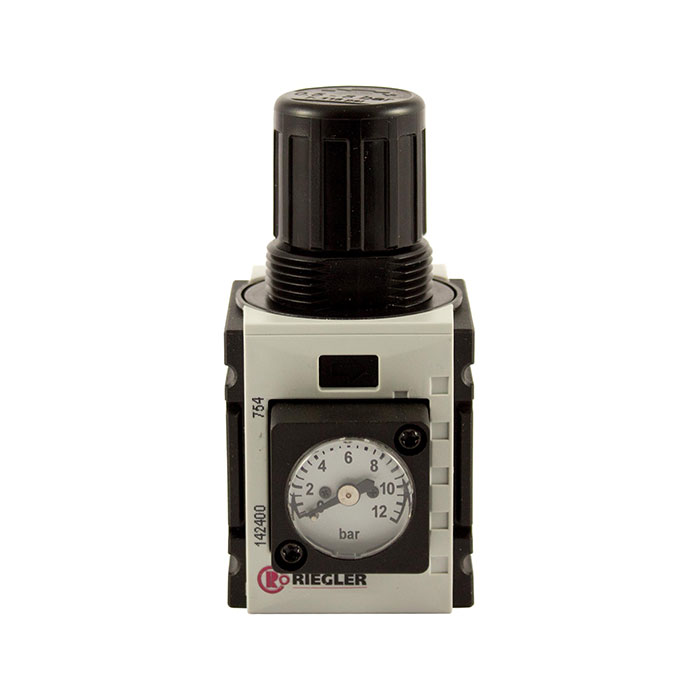 RIEGLER Druckregler »FUTURA-mini«, Kompaktmano., BG 0, G 1/4, 0,1-4 bar