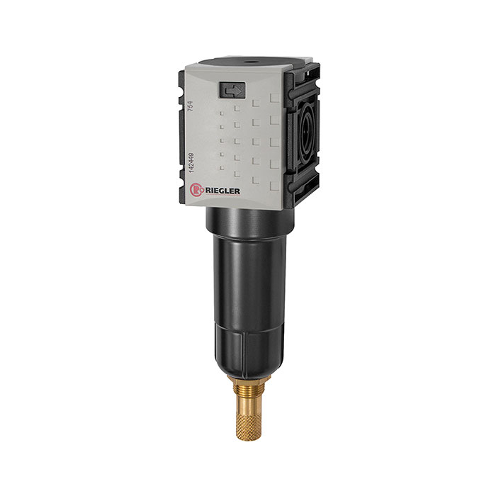 RIEGLER Filter »FUTURA-mini« mit Metallbehälter, 5 µm, BG 0, G 1/4, VA