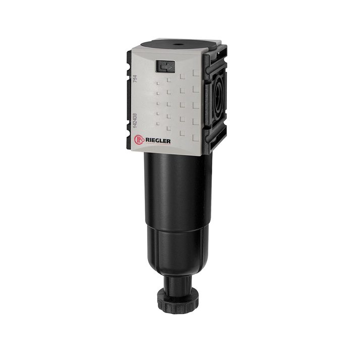 [142451] RIEGLER Microfilter »FUTURA-mini« with metal container, Size 0, G 1/4