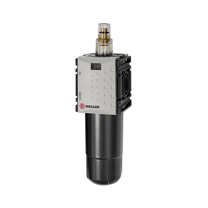 RIEGLER Mist oiler »FUTURA-mini«, with metal container, Size 0, G 1/4