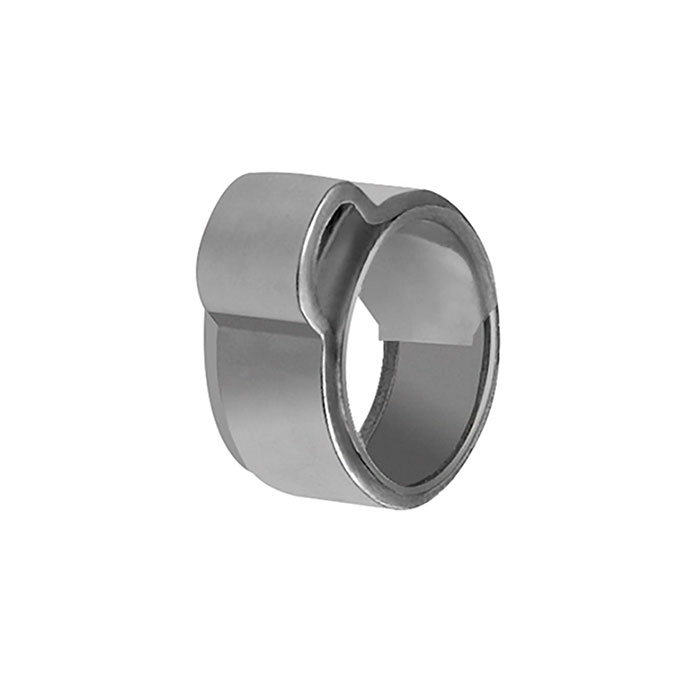 RIEGLER 1-Ohr-Schl.klemme, Einlagering, ES (W4), Spannbereich 15,0-17,3mm (1 Pack = 10 Stk.)