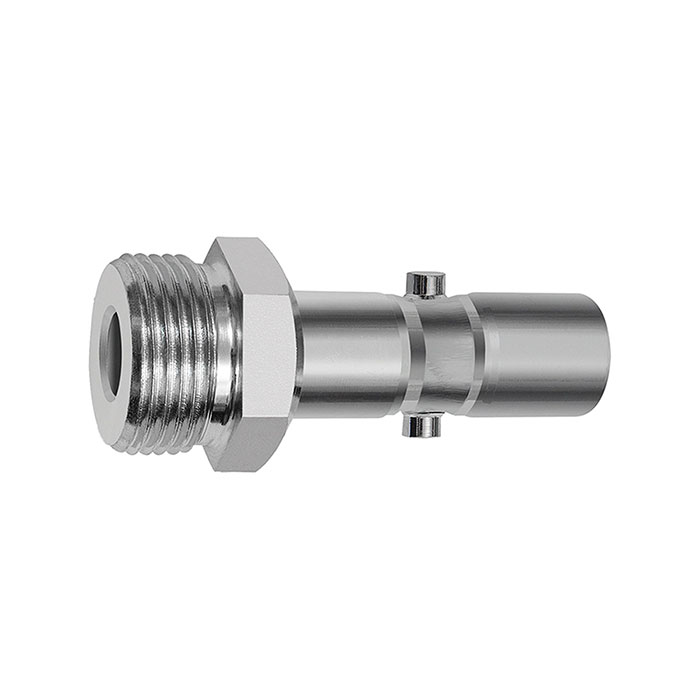RIEGLER Nipple for couplings I.D. 11, Heavy-duty series, Steel, G 3/8 ET