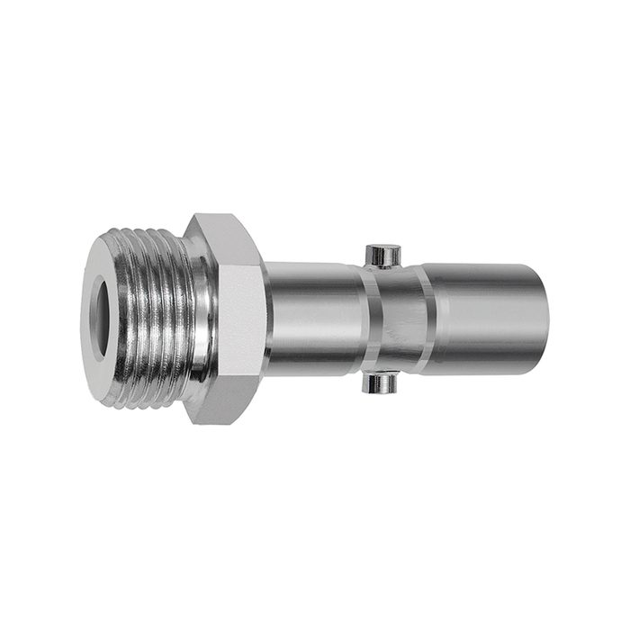 [141801] RIEGLER Nipple for couplings I.D. 11, Heavy-duty series, Steel, G 3/8 ET