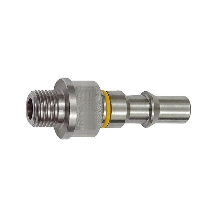 [141867] RIEGLER Unverwechselbarer Nippel NW 6, ISO 6150 C, G 1/8 AG, gelb