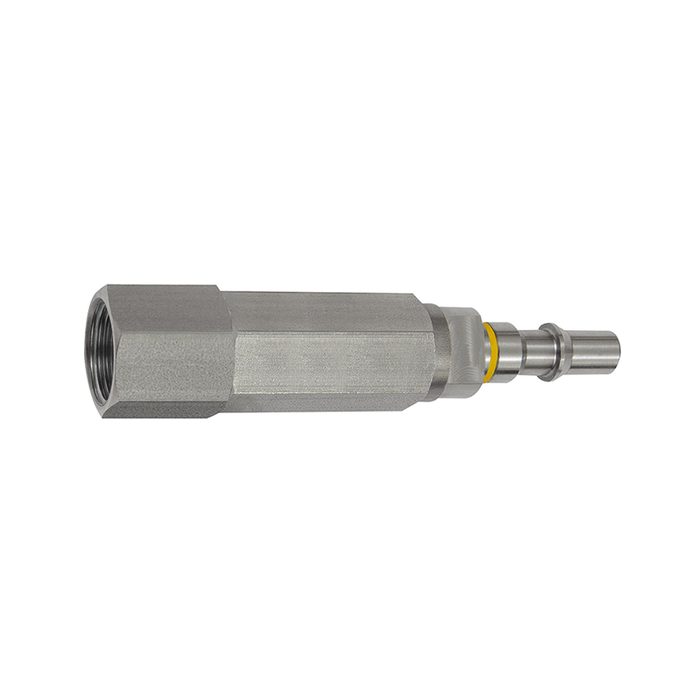 [141899] RIEGLER Unverwechselbarer Nippel NW 6, ISO 6150 C, RSV, G 3/8 IG, rot