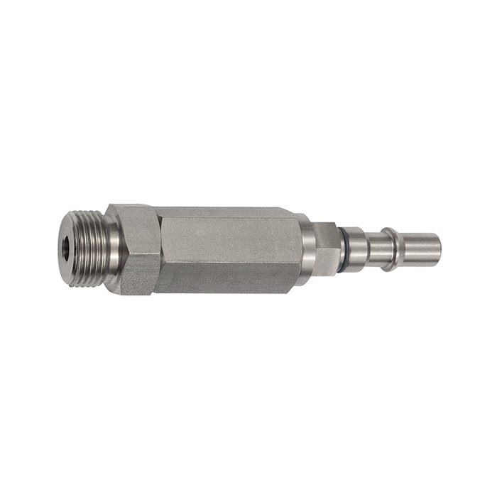 [141901] RIEGLER Unverwechselbarer Nippel NW 6, ISO 6150 C, RSV, G 3/8 AG, rot