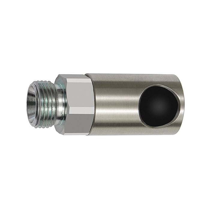 RIEGLER Druckknopf-Sicherheitskupplung NW 6, ISO 6150 C, ES, G 1/4 AG