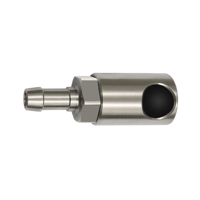 [141961] RIEGLER Pushbutton safety coupling I.D. 8, ISO 6150 C, Sleeve I.D. 13