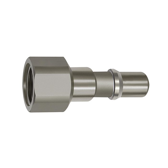 [141989] RIEGLER Nipple f. couplings I.D.11, ISO 6150 C, Stainless steel, G 1/2 IT