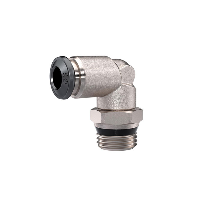 RIEGLER Male branch elbow »universal short«rotating 1/4, hose 10