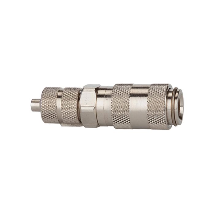 [156212] RIEGLER Quick-connect coupling I.D. 2.7, Stainless steel 1.4305, Hose 6x4