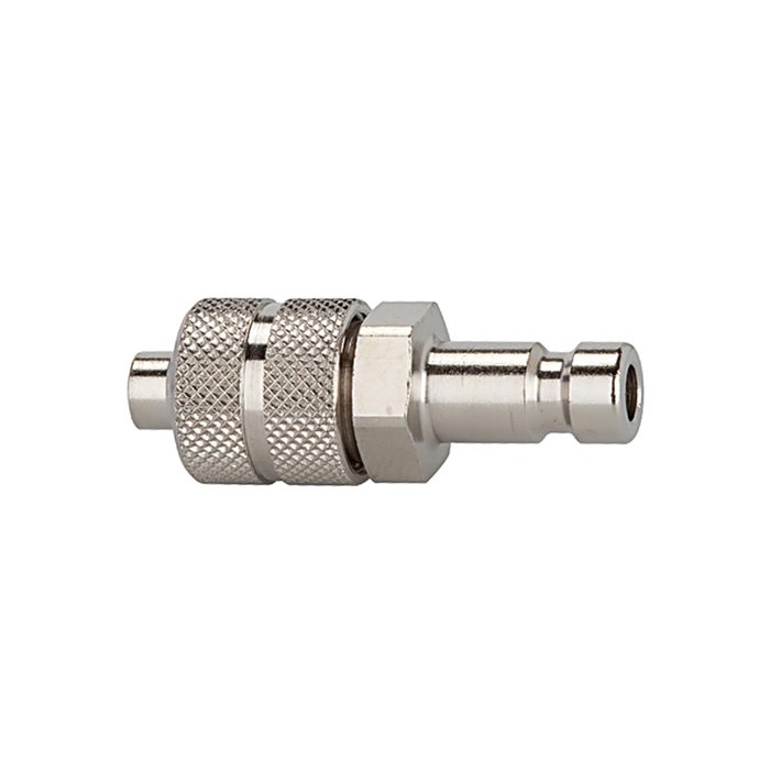 [156257] RIEGLER Nipple for couplings I.D. 2.7, Stainl. steel 1.4305, for hose 4x3