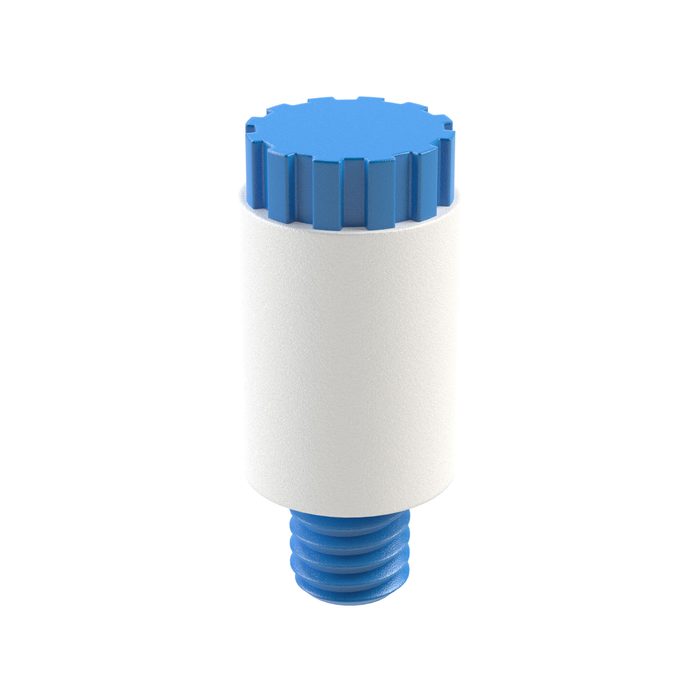 [156497] RIEGLER Plastic silencer with polyethylene damper element, M5
