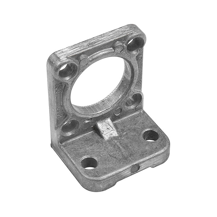 RIEGLER Angle flange, ISO 15552, Ø200