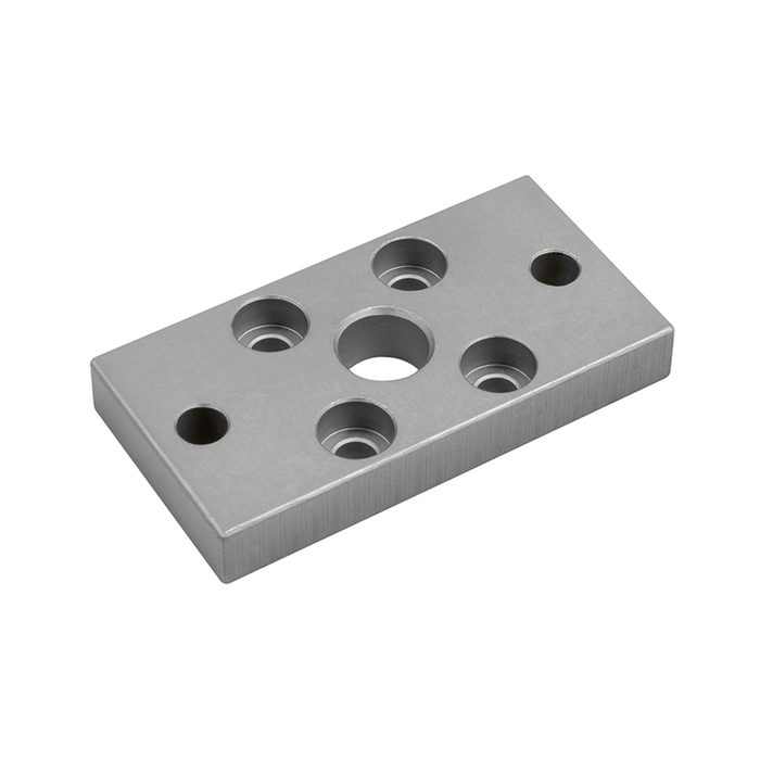 [156783] RIEGLER Front or floor flange, ISO 21287 Piston Ø16, UNITOP Piston Ø12+16