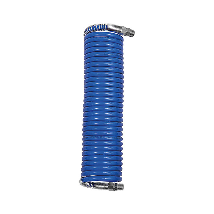 RIEGLER Spiral hose, Fitting, Polyamide, R 1/4, Hose Ø 10x8, 10.0 m